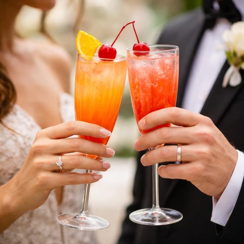 Oojami كؤوس شامبانيا بلاستيكية شفافة سعة 6 أونصات - عبوة 24 قطعة - كؤوس شامبانيا بلاستيكية صلبة يمكن التخلص منها - مثالية للحفلات والأعراس والتصفيق وشرب الشامبانيا - مستلزمات حفلات قابلة لإعادة الاستخدام - Image 3